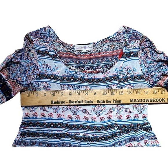 Altar'd State Women's Tunic top/Dress. Beautiful Print & Colors. Small. - Picture 6 of 6